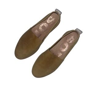 Sorel Women’s Camel Elle Slip-On Leather Loafers Sz 7